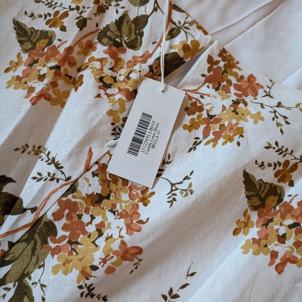 Reformation Cassette Linen Dress NWT - Picture 2 of 5